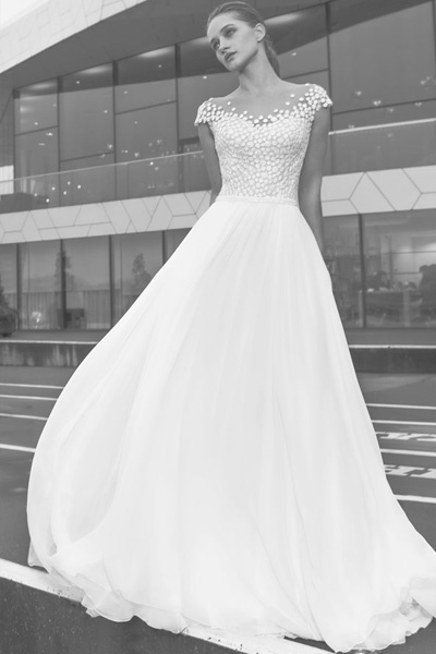 Brautkleid in A-Linie