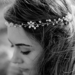 Headpieces mit silbernen, goldenen oder kupfernen Schmuck