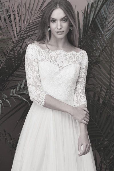 Brautkleid mit 3/4tel Ärmeln