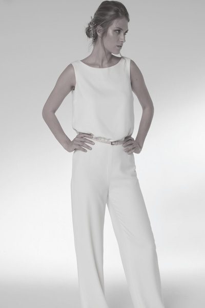 Seiden Jumpsuit Standesamtliche Hochzeit