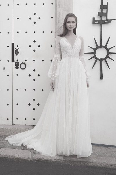 Brautkleid Boho, Vintage und Hippie