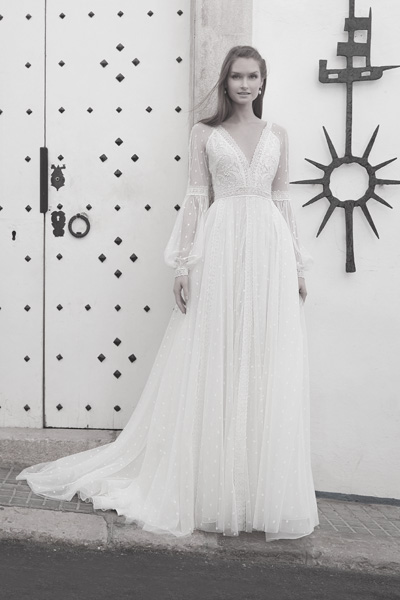 Brautkleid Boho, Vintage und Hippie