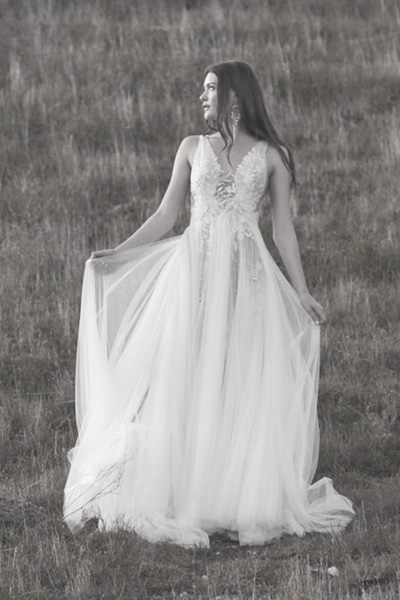 Boho-Brautkleid