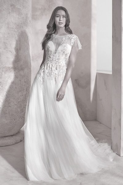 Brautkleid Boho, Vintage und Hippie