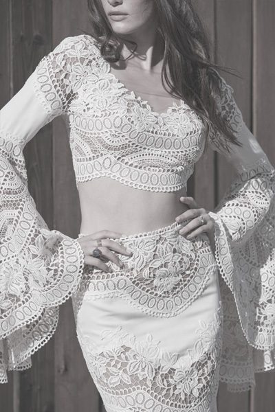 Oberteil Brautkleid Boho