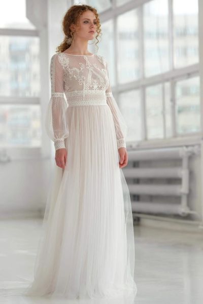 Brautkleid Lilurose Brienne modern Boho hippie